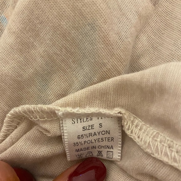 Womens Bear Dance Racer back Tank Top With Arrows Sz Small - Picture 6 of 9